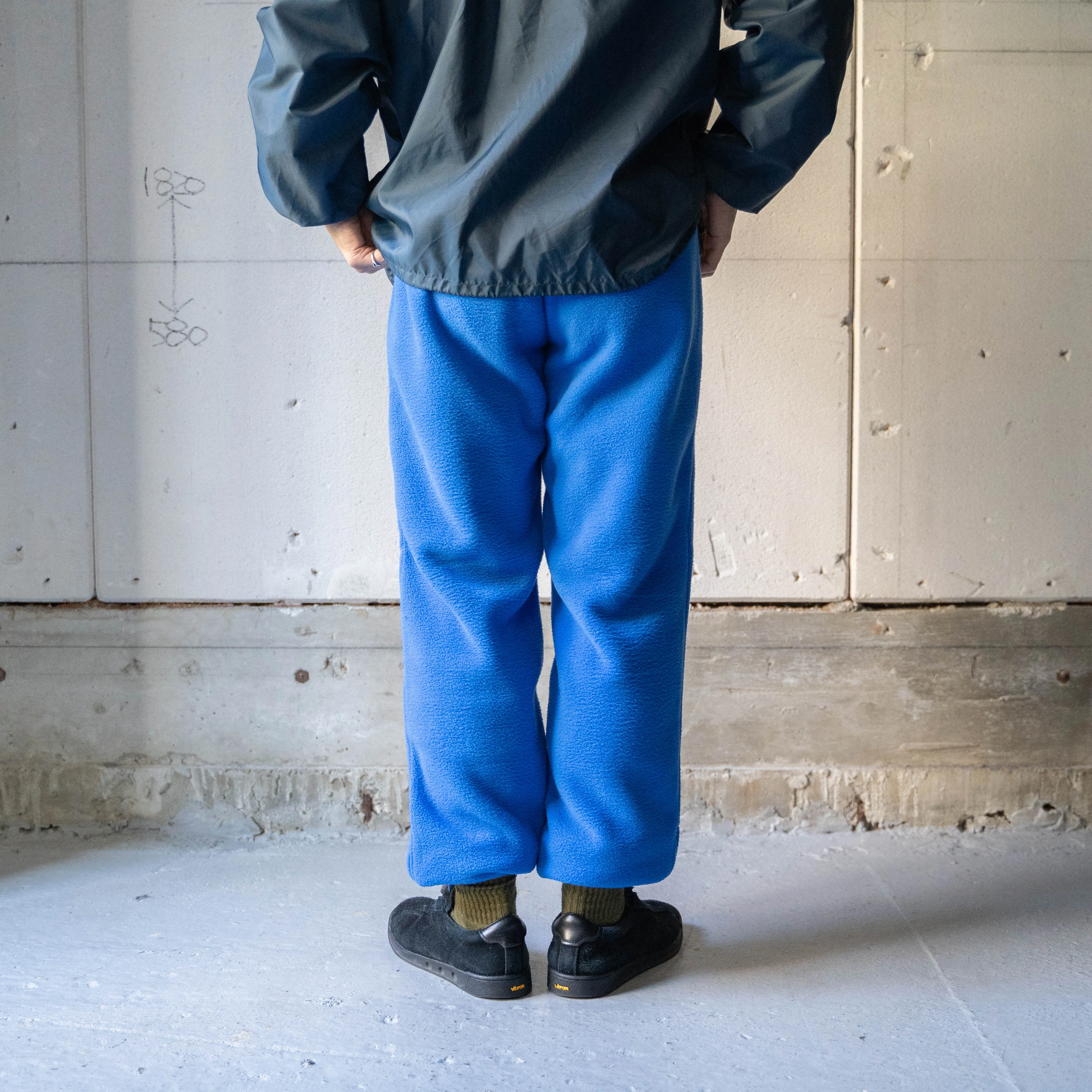 2000s French military training fleece pants 'dead stock'