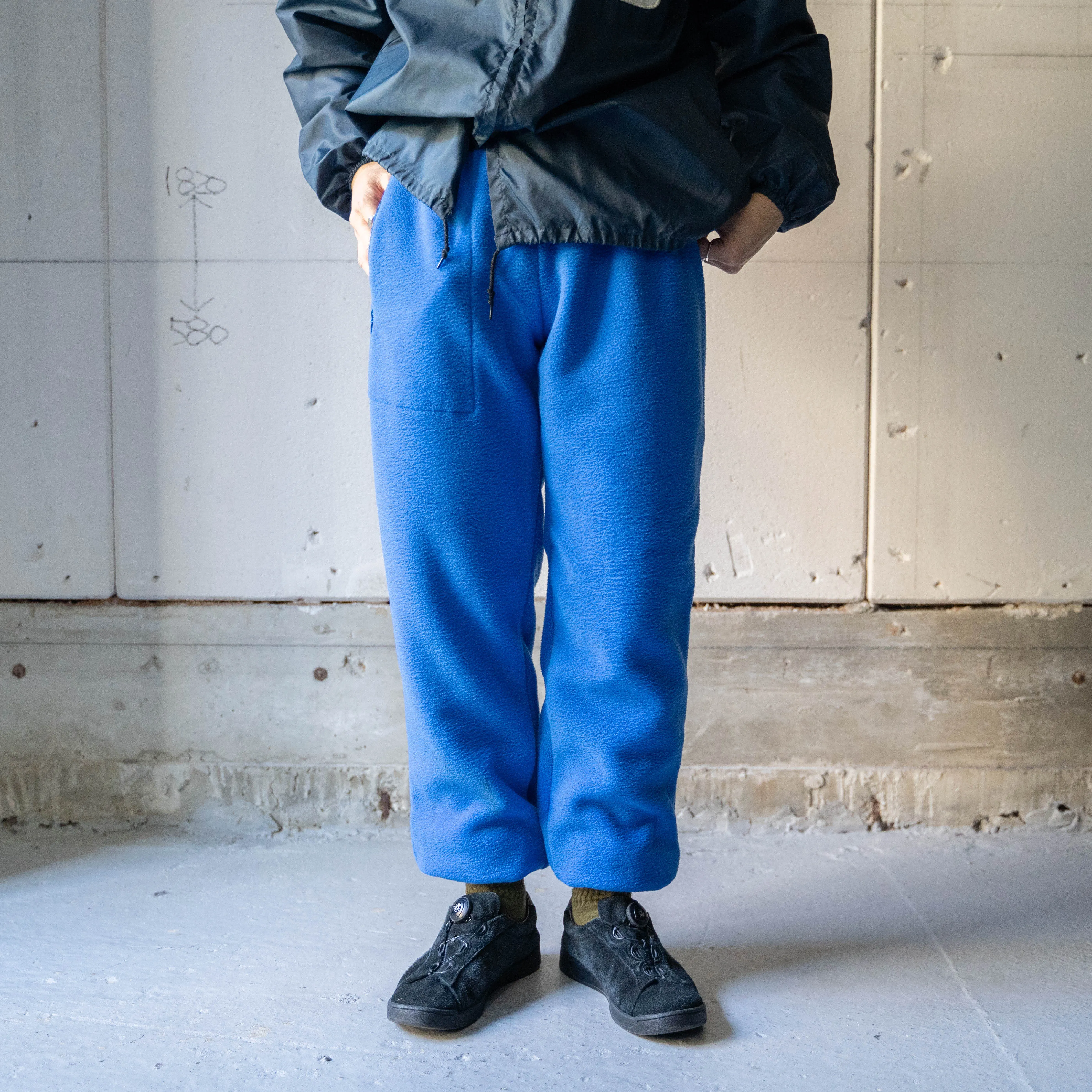 2000s French military training fleece pants 'dead stock'