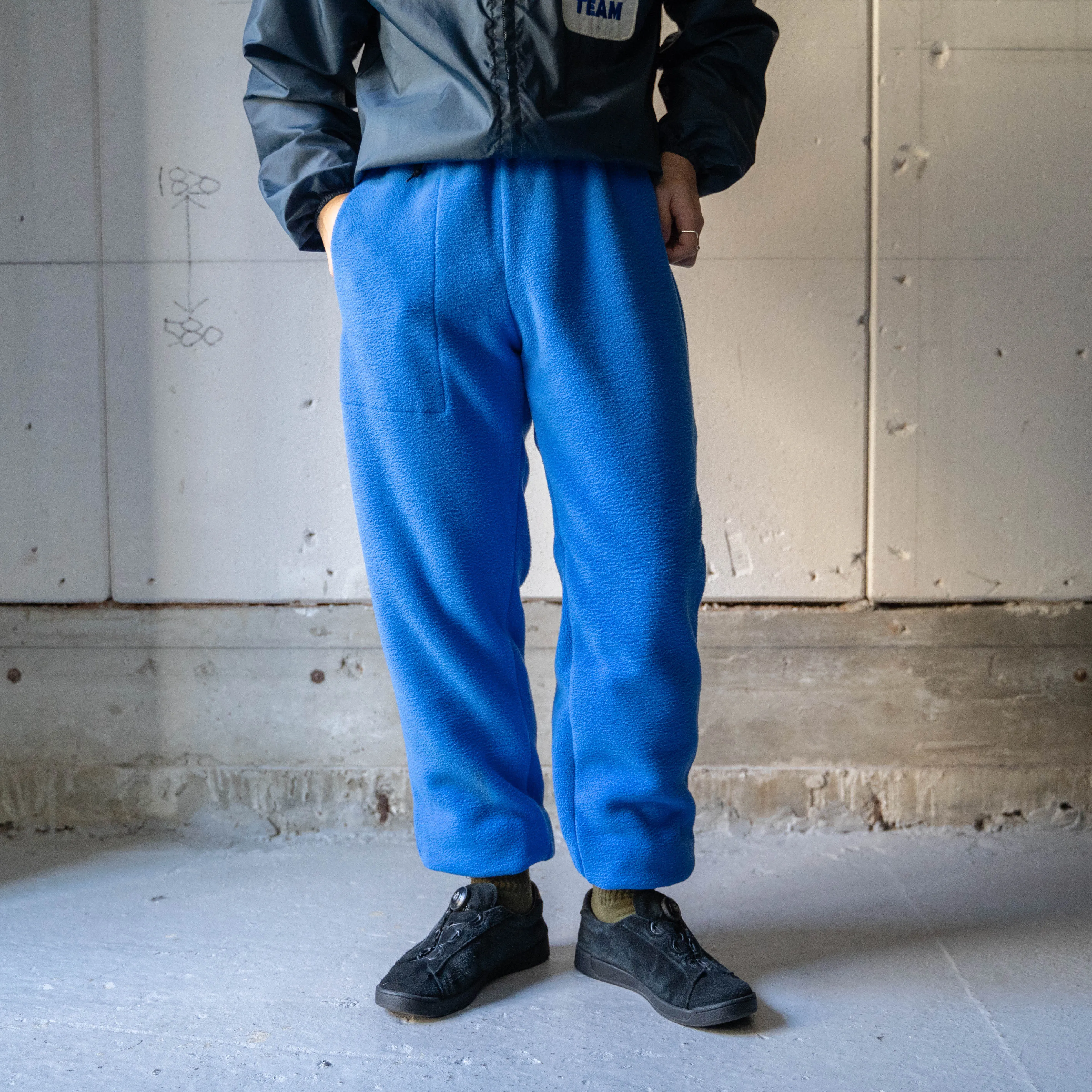 2000s French military training fleece pants 'dead stock'