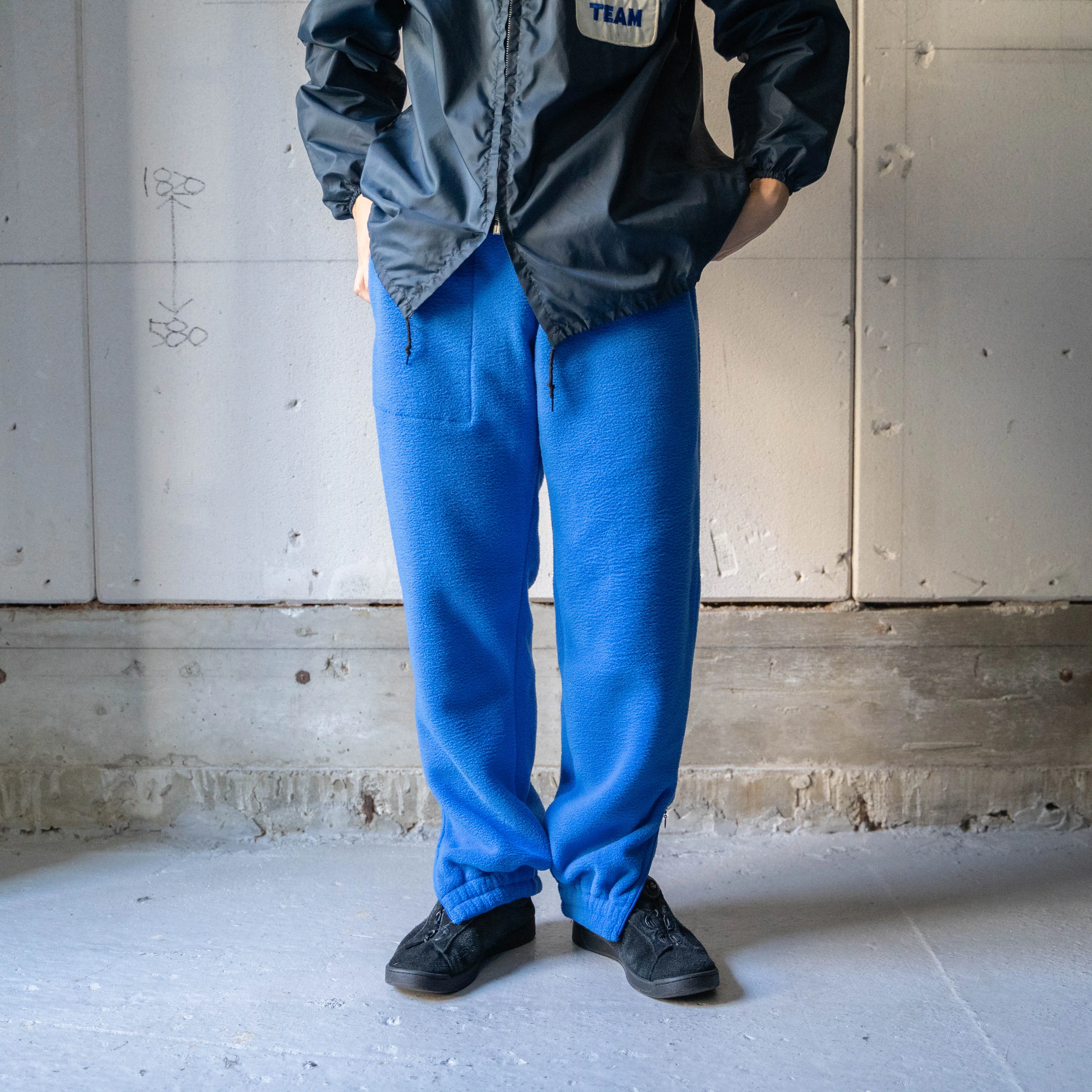 2000s French military training fleece pants 'dead stock'