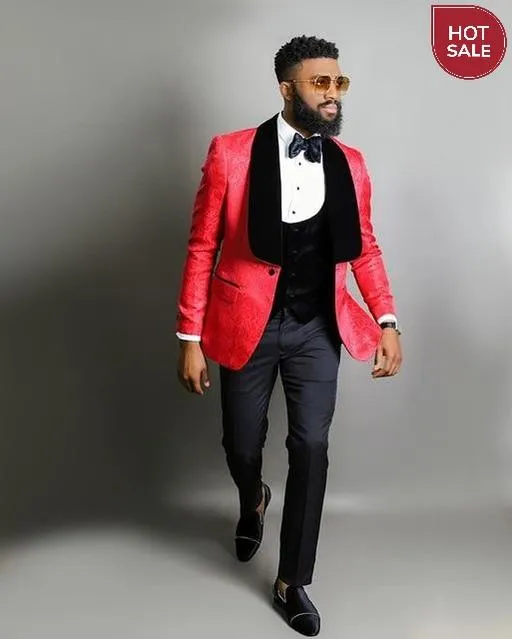 2020 Newest Fashion Navy Blue Business Mens Suits Wedding Suits For Men Slim Fit Tuxedos 3 Piece