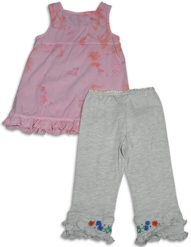 Baby Sara Toddler & Girls Tank Pant Sets - Assorted Fabrics Styles Colors, 30682