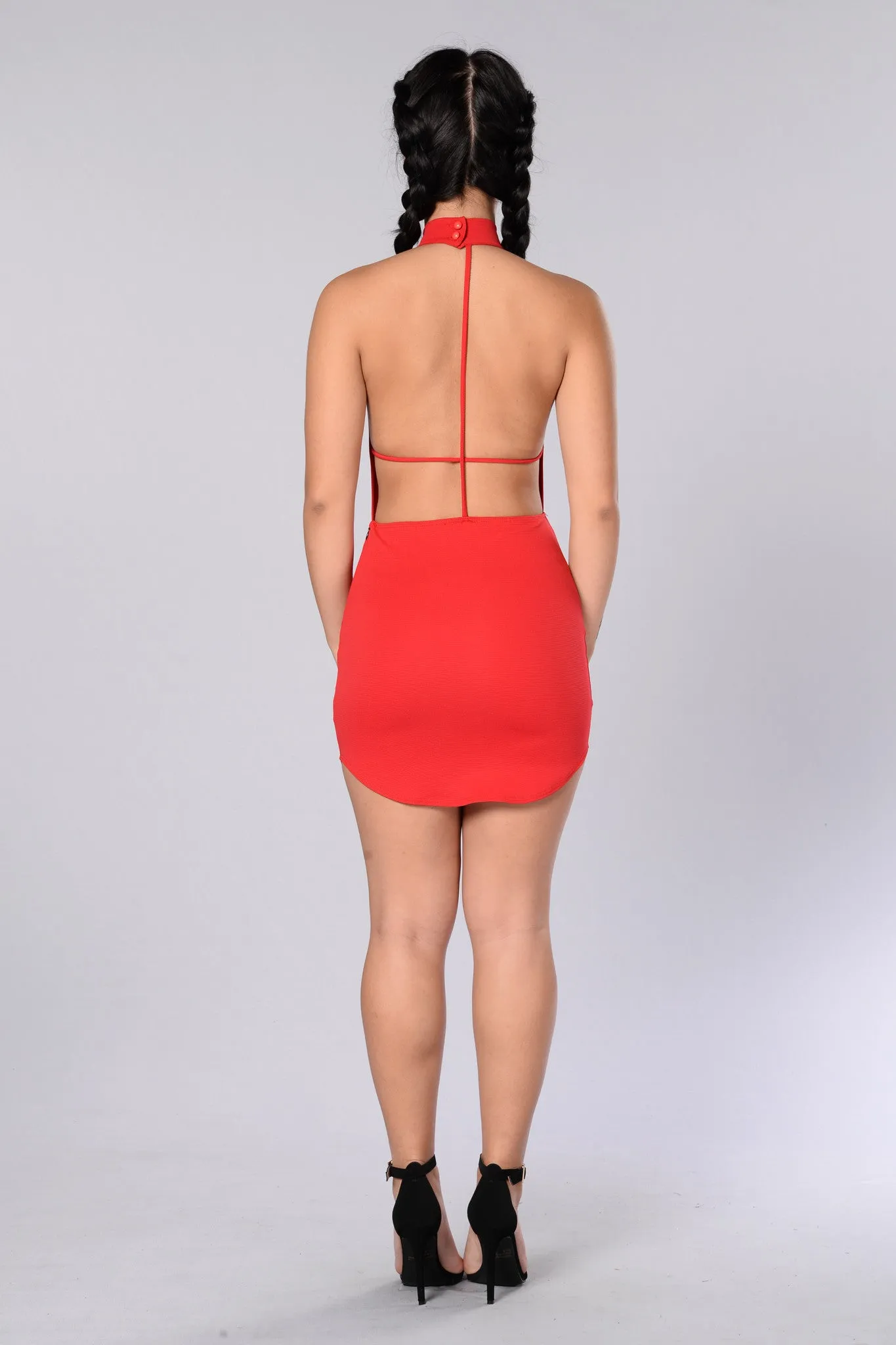 Back At It Dress - Red