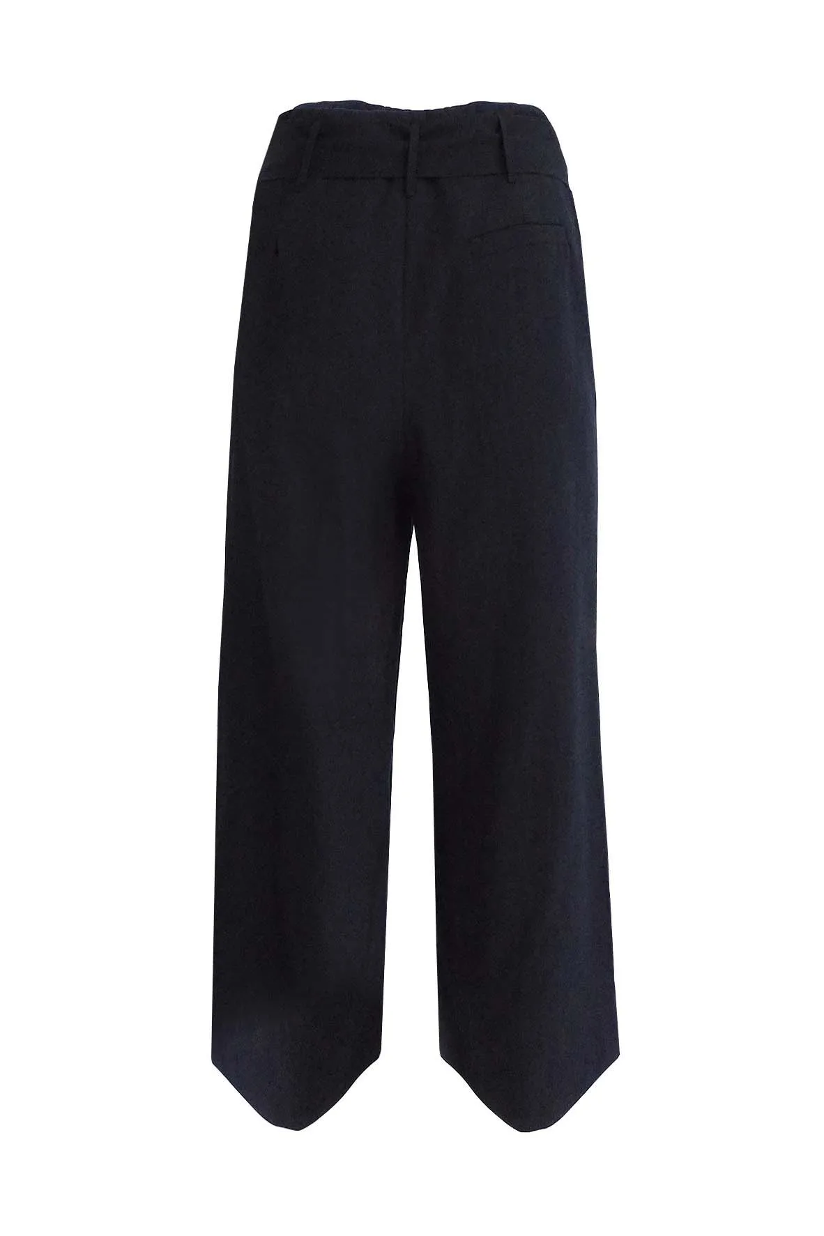 Black Pants With Big White Button