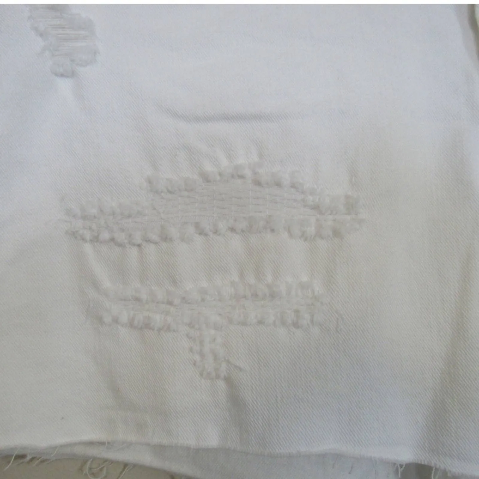 Blank NYC The Essex Cutoff Denim Shorts White