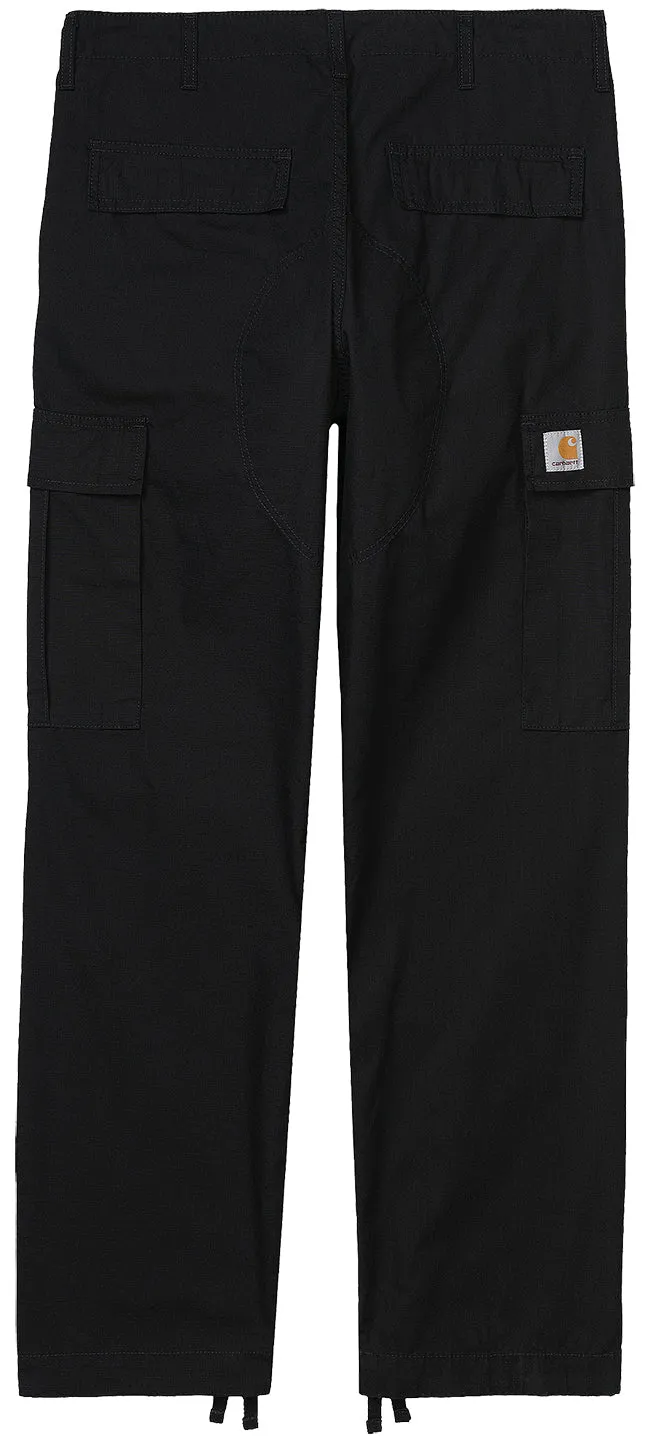 Carhartt WIP Mens Regular Cargo Pant Black Rinsed