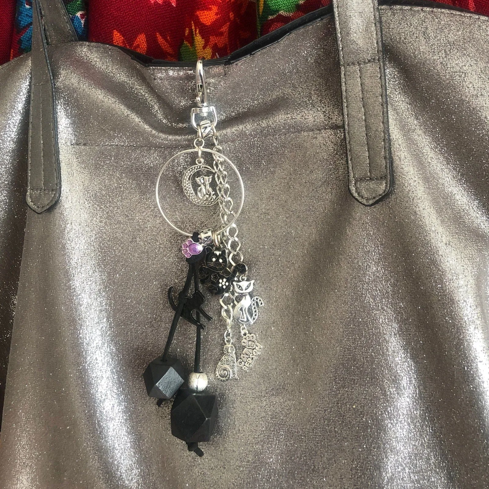 Cats Handmade Bag Charm