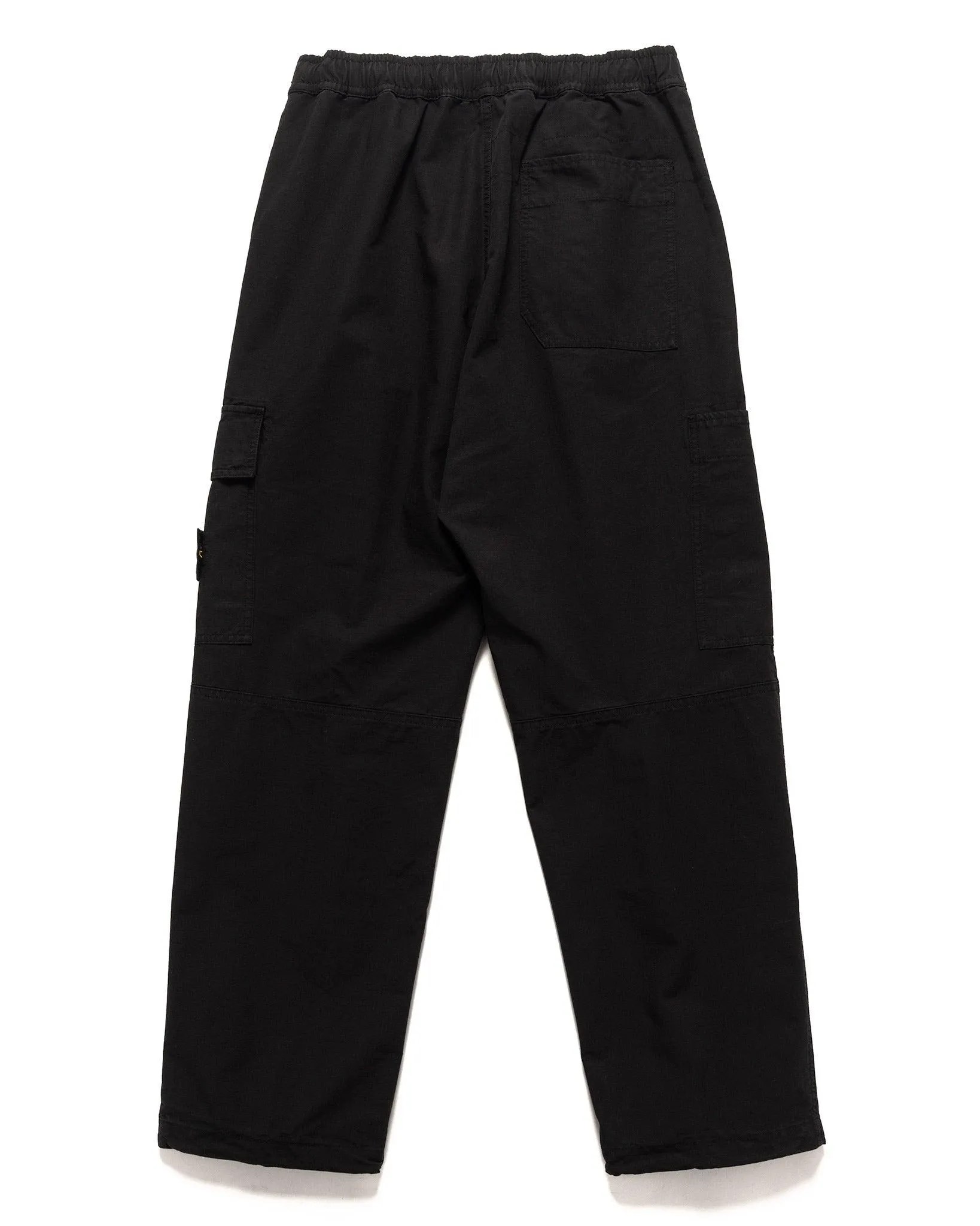 Cotton Ripstop Relaxed Cargo Black