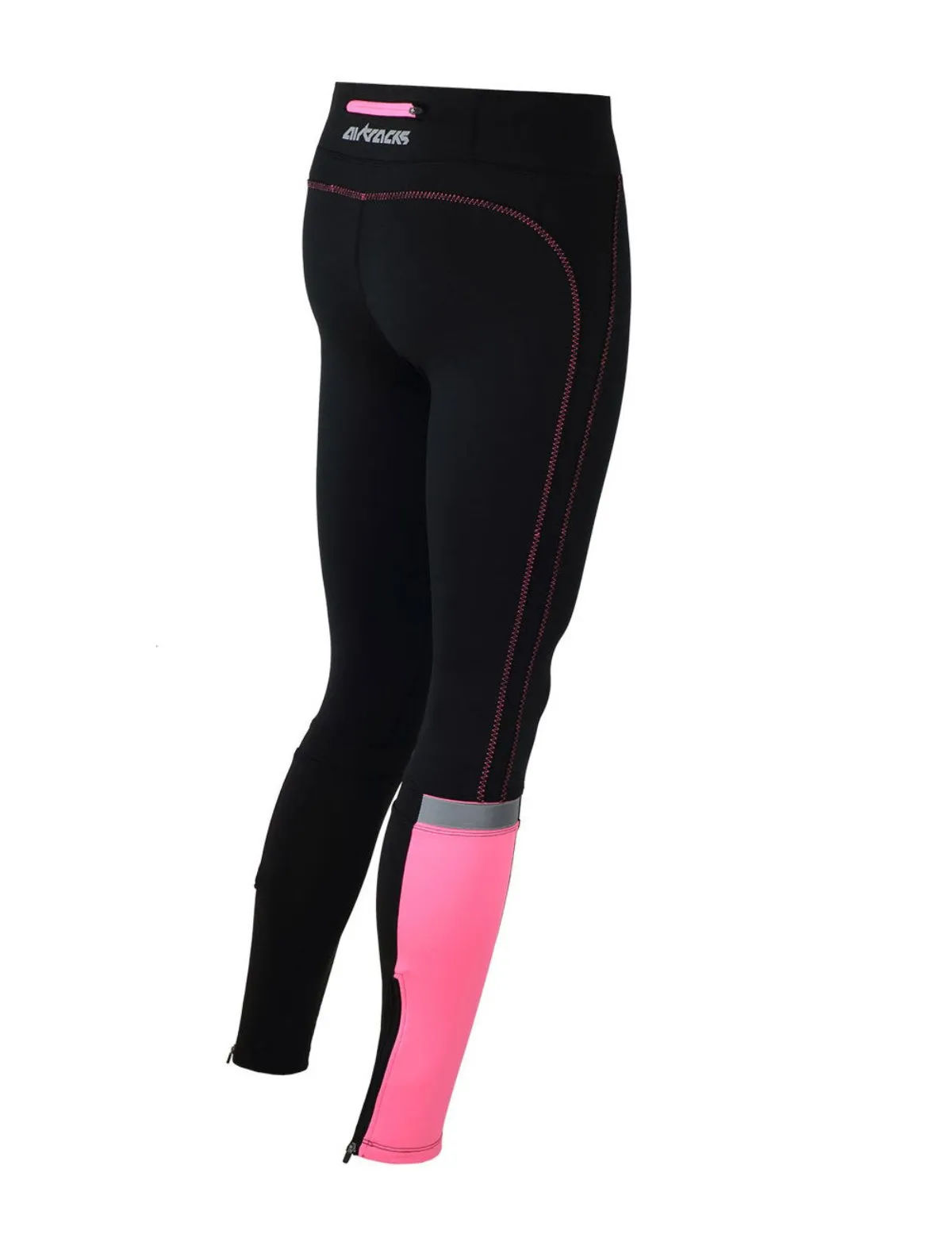 Damen Laufhose Tight Lang Pink