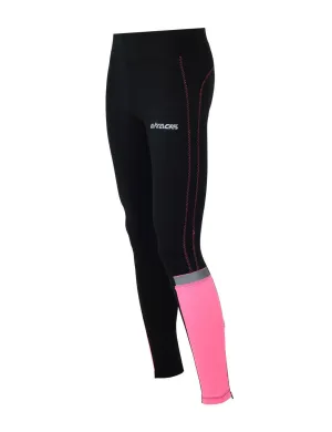 Damen Laufhose Tight Lang Pink