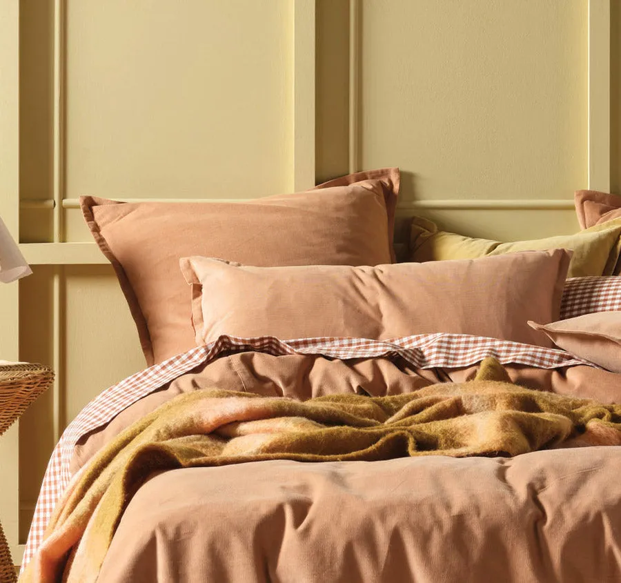 Den Quilt Cover Set Range Caramel