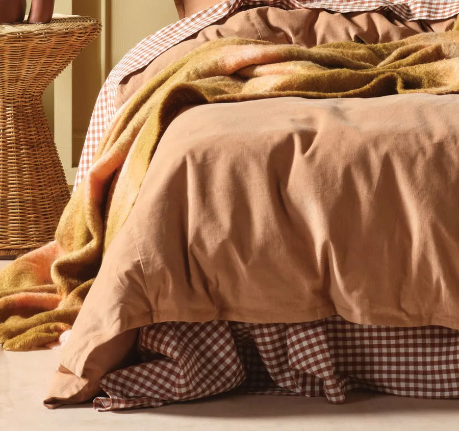 Den Quilt Cover Set Range Caramel