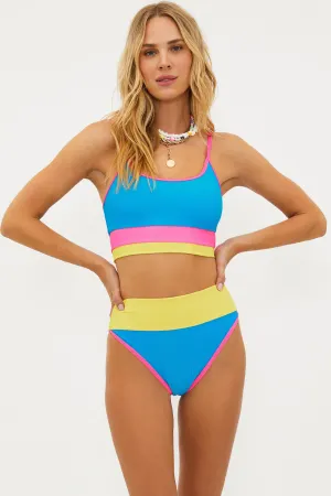 EVA TOP CORAL REEF COLORBLOCK