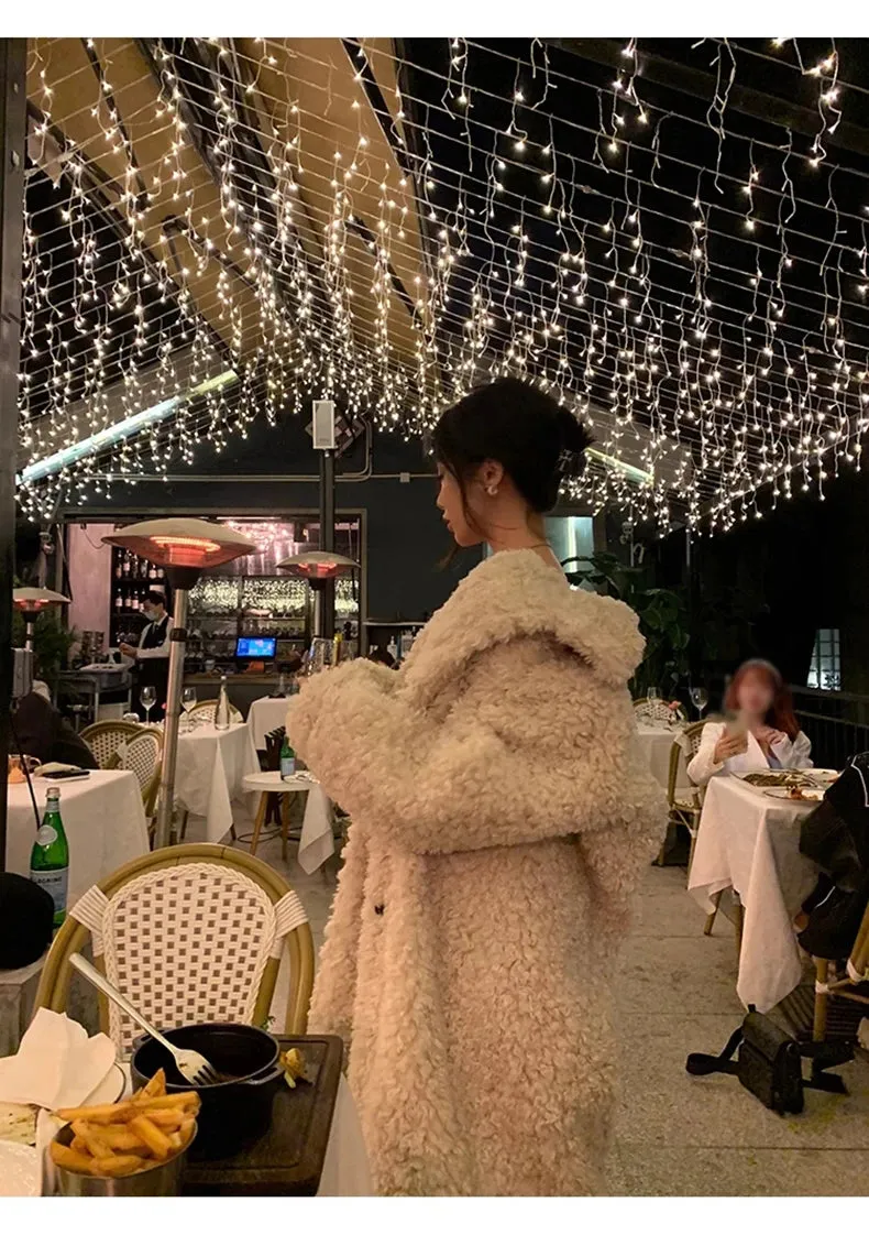 Faux Fuzzy Fur Long Coat