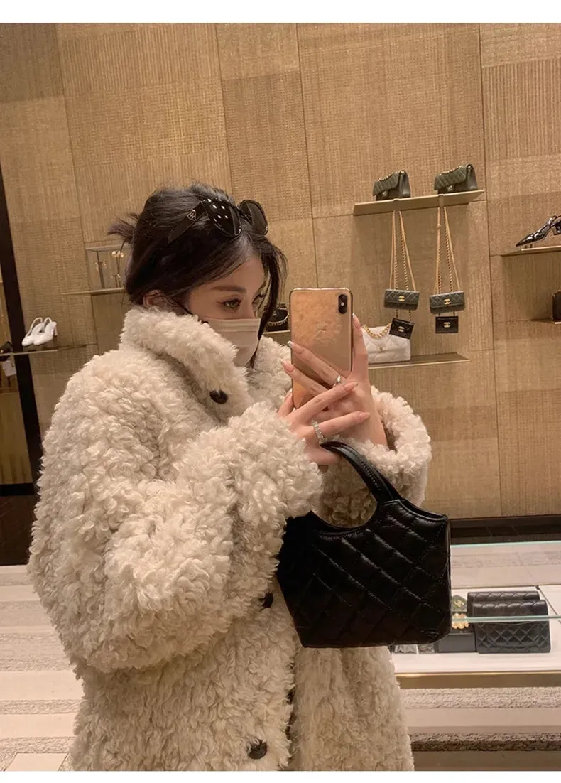 Faux Fuzzy Fur Long Coat