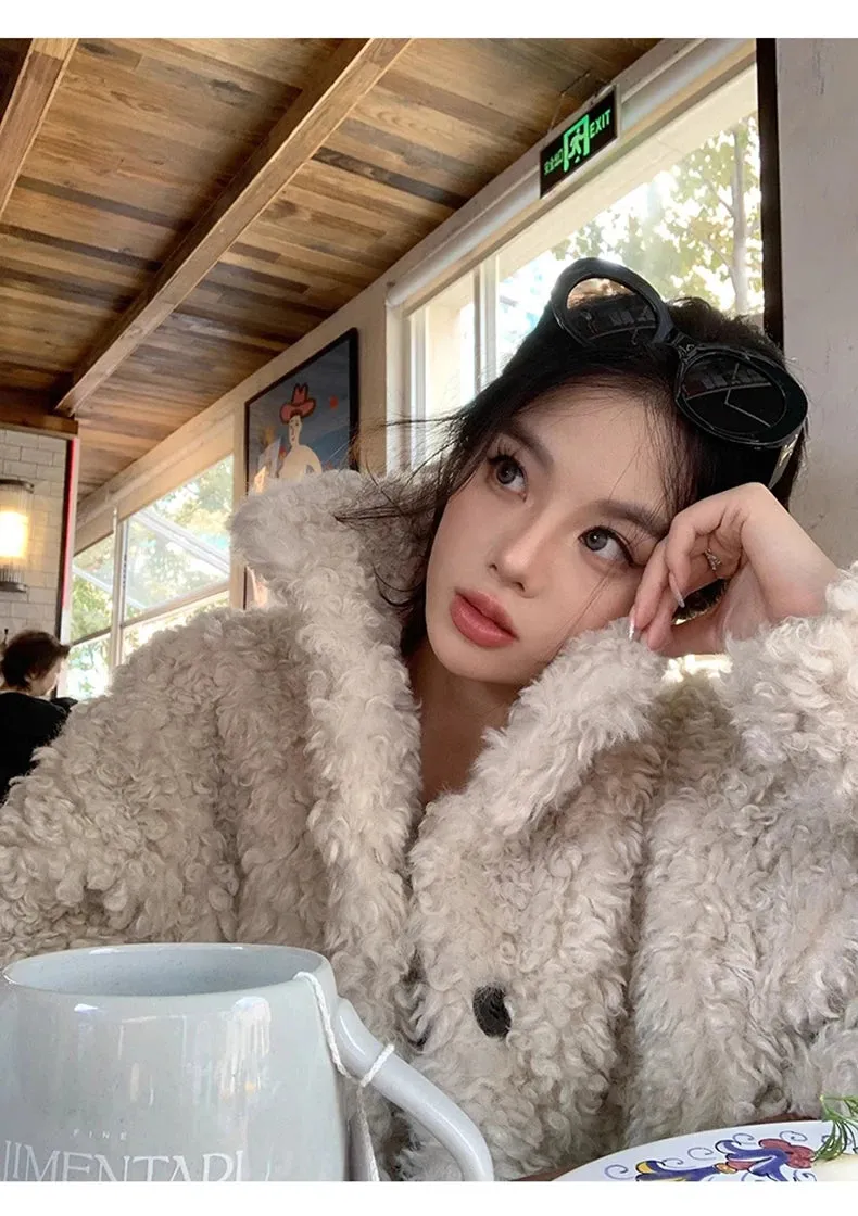 Faux Fuzzy Fur Long Coat