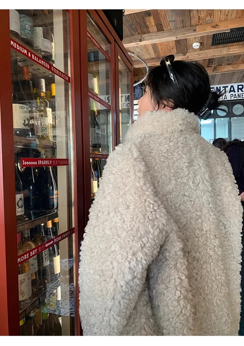 Faux Fuzzy Fur Long Coat