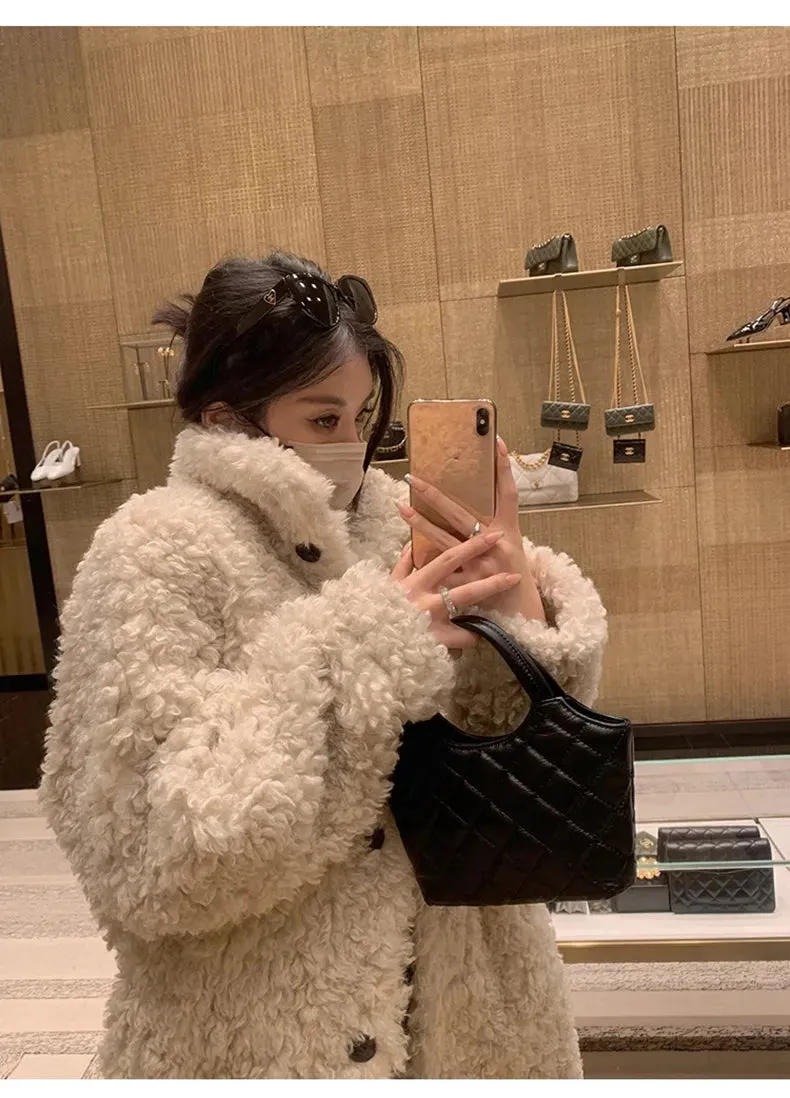 Faux Fuzzy Fur Long Coat