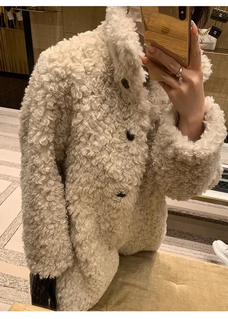 Faux Fuzzy Fur Long Coat