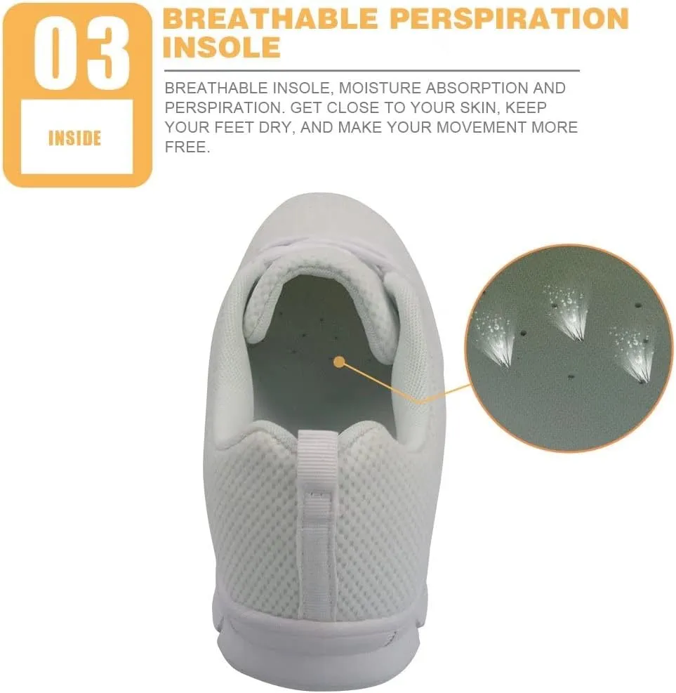 GIFTPUZZ Men Fashion Sneakers Running Shoes Casual Athletic Shoes Breathable Mesh Walking Shoes Work Jogging Hiking Sneakers