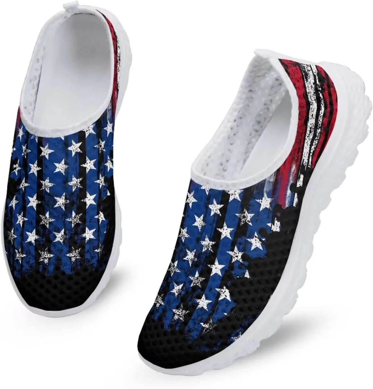 GIFTPUZZ Women's Athletic Walking Shoes Casual Mesh Comfort Work Sneakers