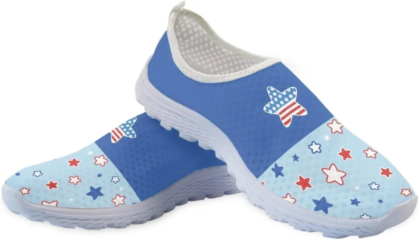 GIFTPUZZ Women's Athletic Walking Shoes Casual Mesh Comfort Work Sneakers