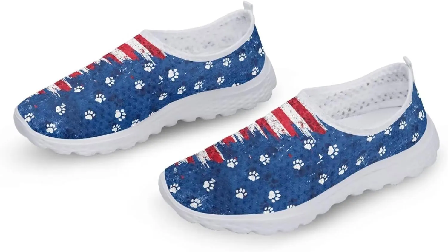 GIFTPUZZ Women's Athletic Walking Shoes Casual Mesh Comfort Work Sneakers