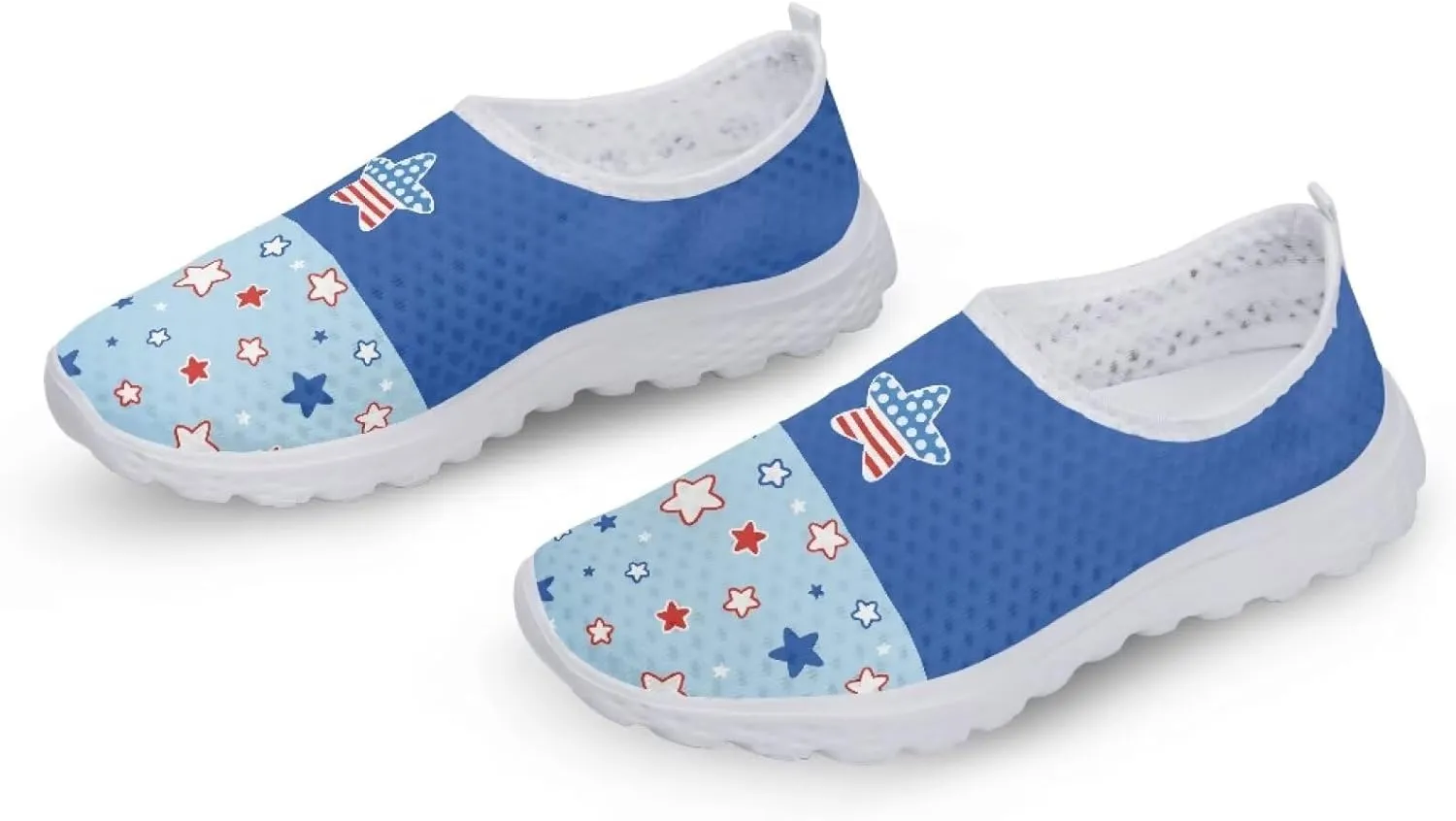 GIFTPUZZ Women's Athletic Walking Shoes Casual Mesh Comfort Work Sneakers
