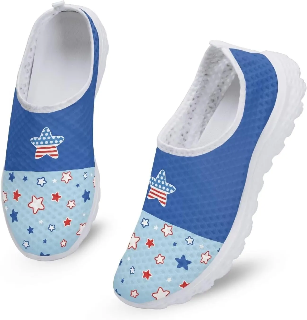 GIFTPUZZ Women's Athletic Walking Shoes Casual Mesh Comfort Work Sneakers