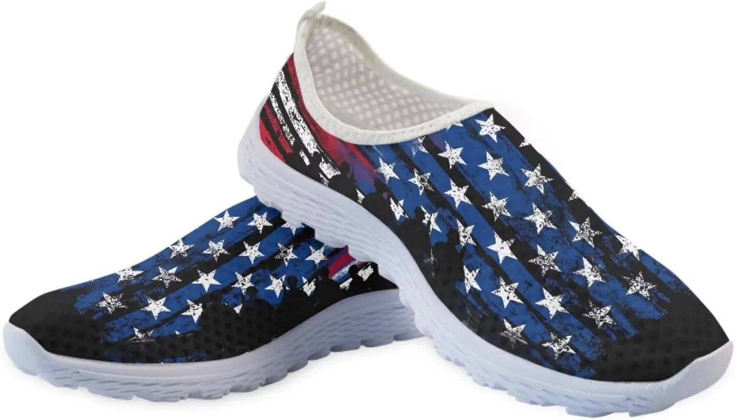 GIFTPUZZ Women's Athletic Walking Shoes Casual Mesh Comfort Work Sneakers