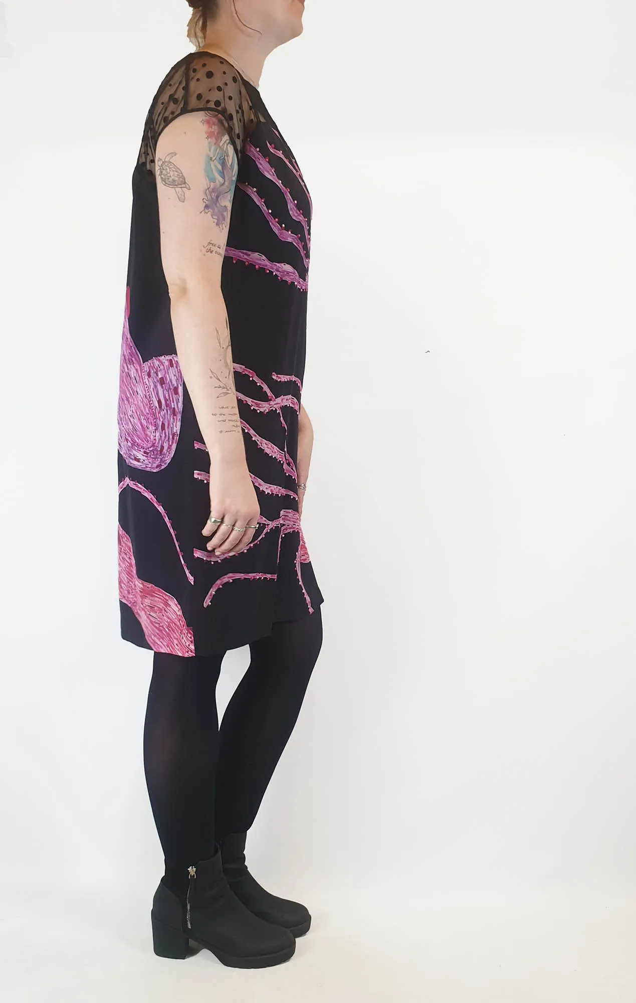 Gorman 100% silk squid print dress size 12