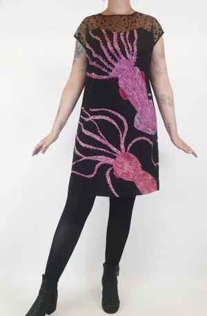 Gorman 100% silk squid print dress size 12