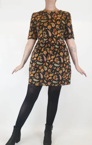 Gorman unique print cord half sleeve dress size 12