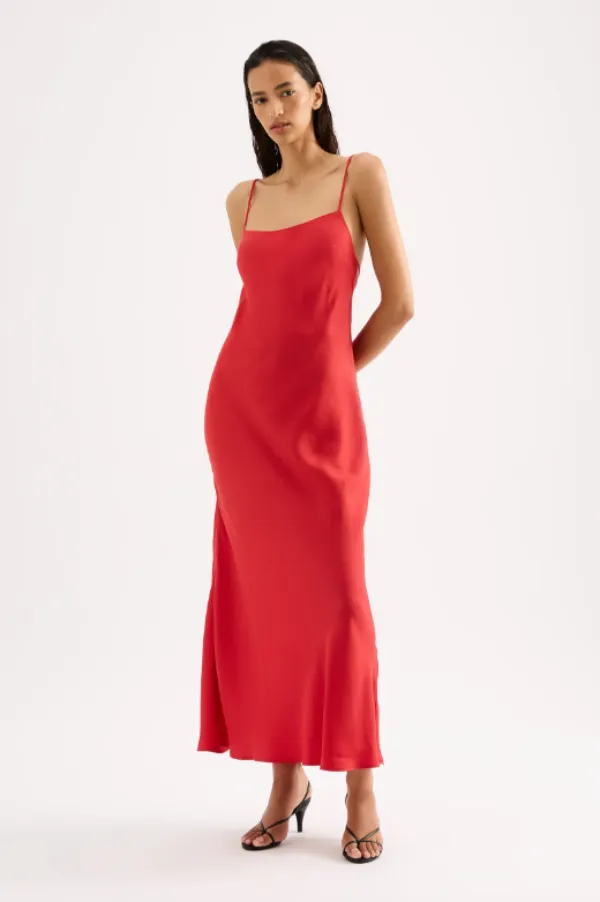 Greta Slip Maxi Dress Chilli