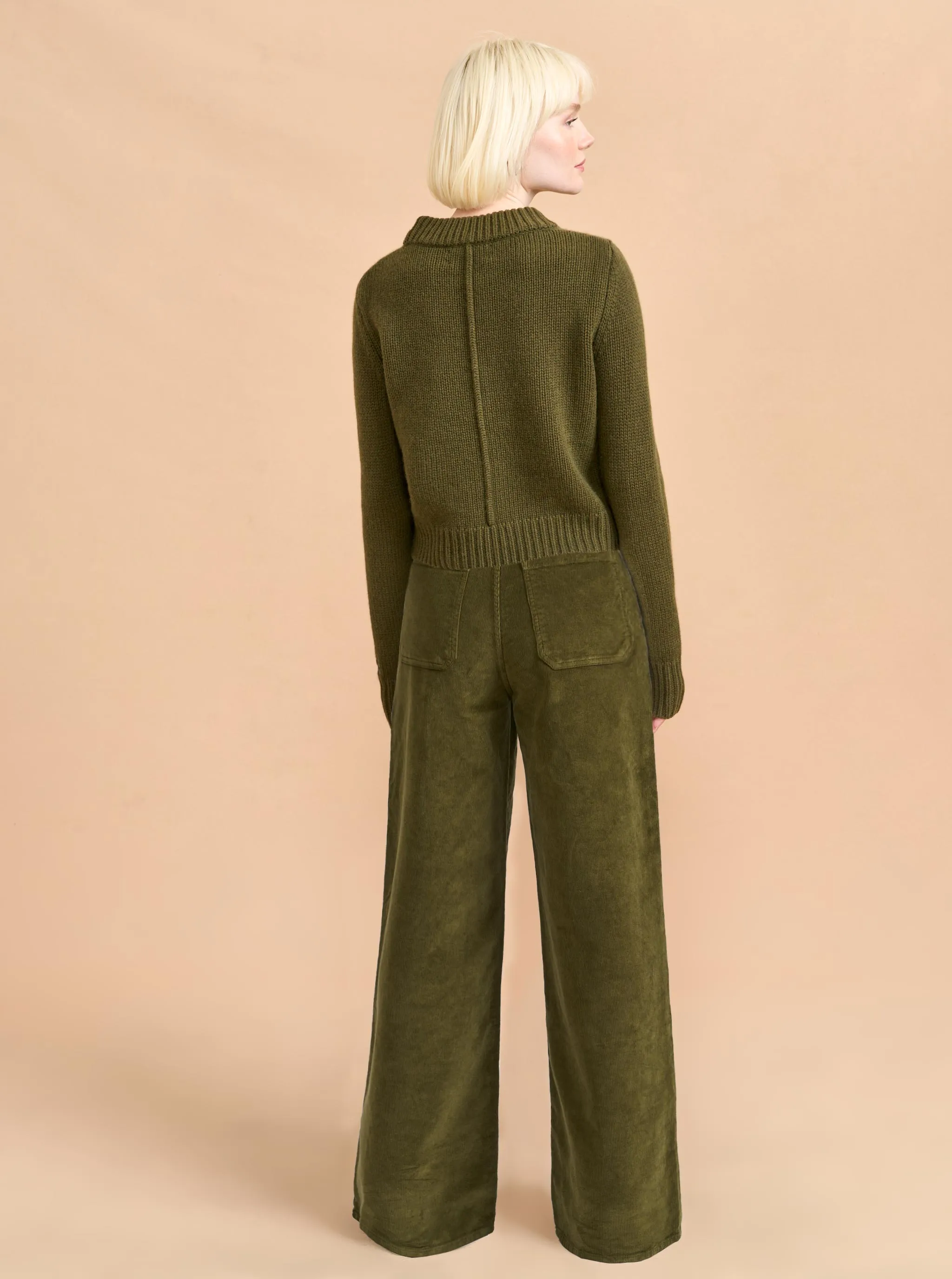 Isadora High-Rise Wide-Leg Corduroy Pant