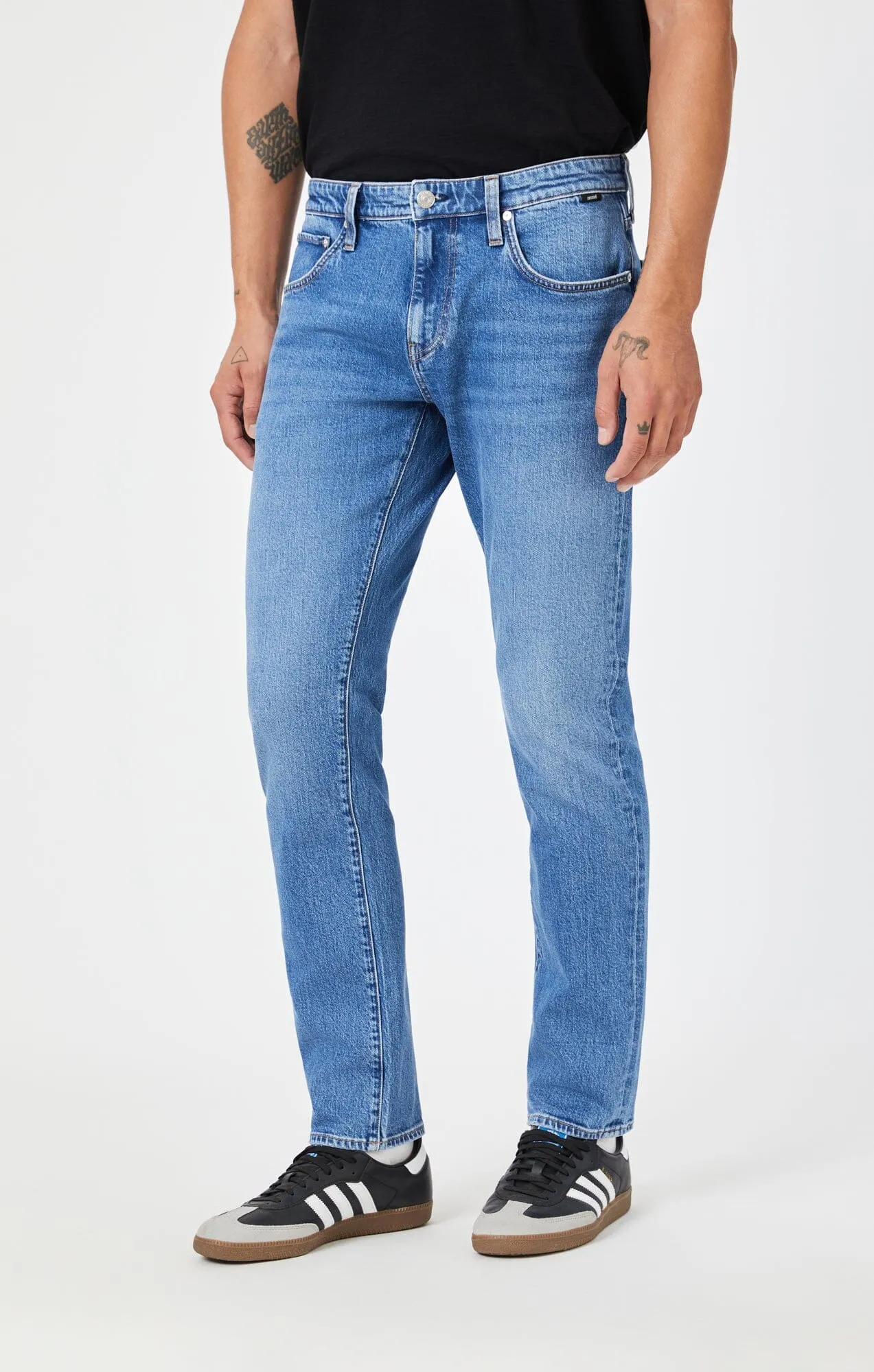 JAKE SLIM LEG IN DARK RECYCLED BLUE