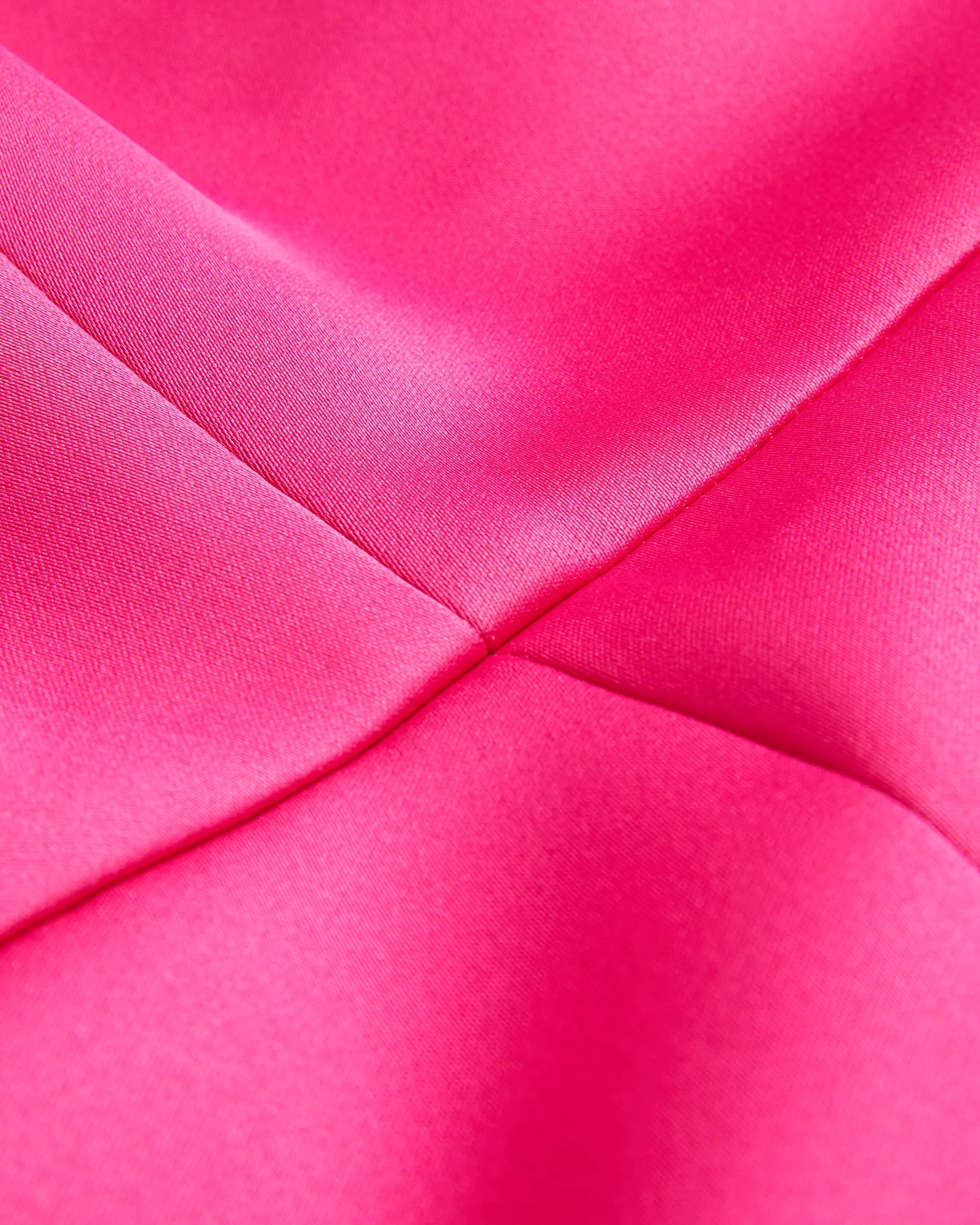Kavala Tie Strap Bodice Waist Mini Dress Fuchsia