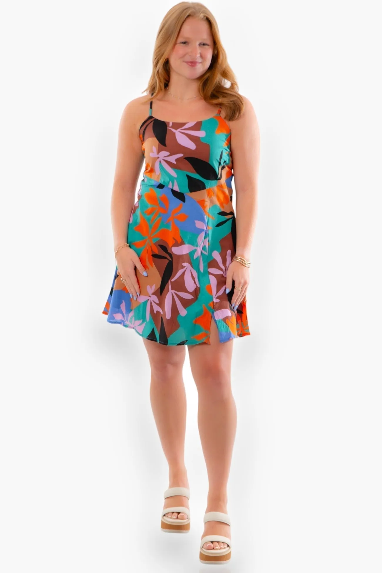 MINKPINK Ananya Abstract Mini Dress