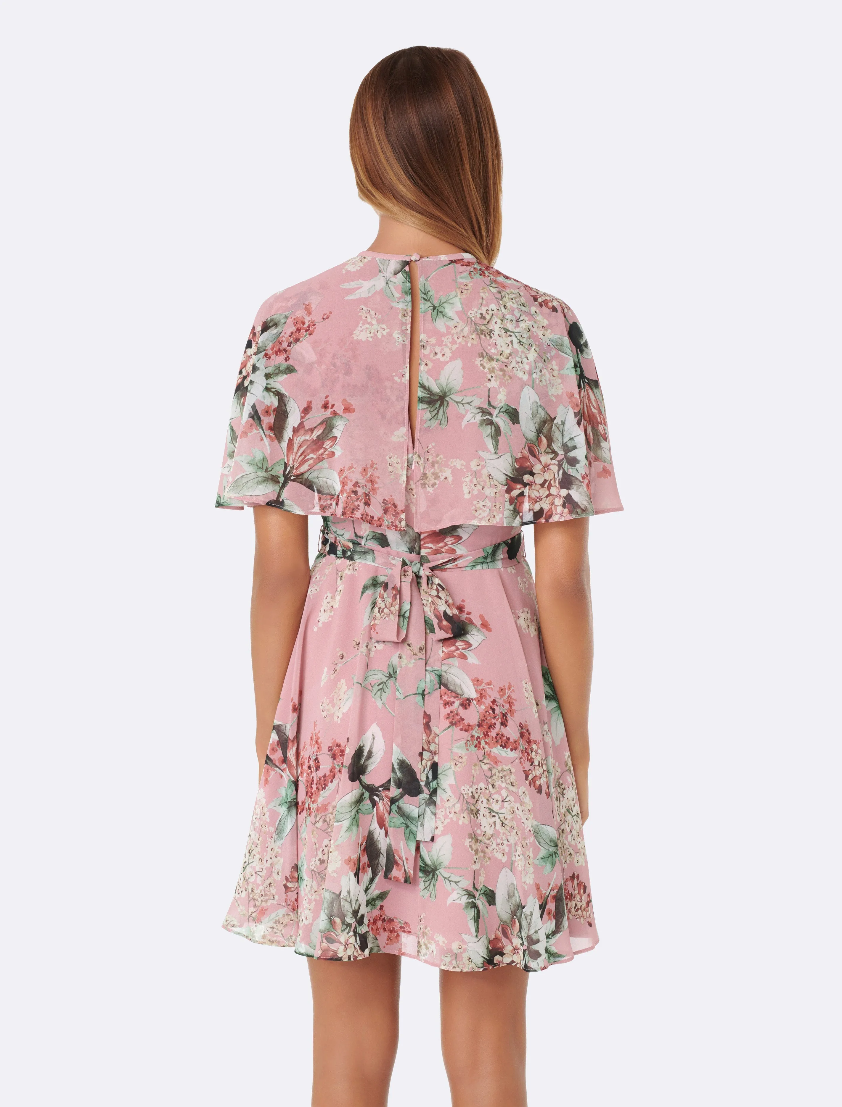 Paris Cape Sleeve Dress