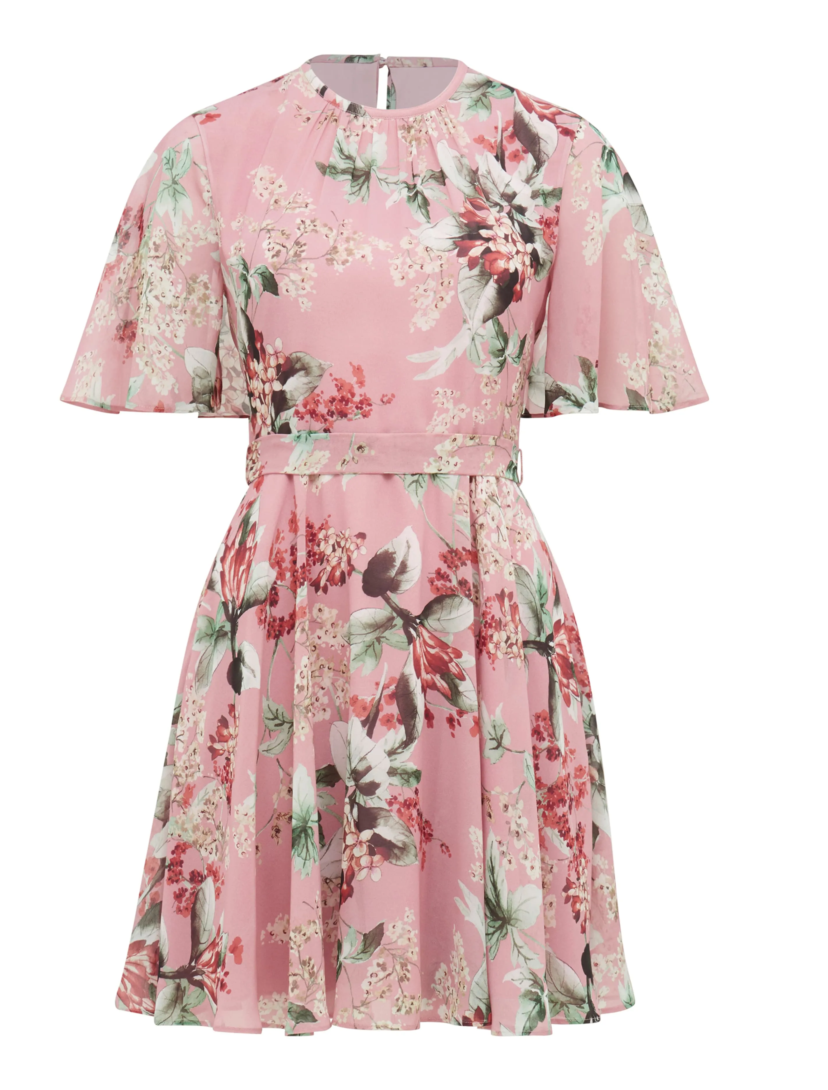 Paris Cape Sleeve Dress