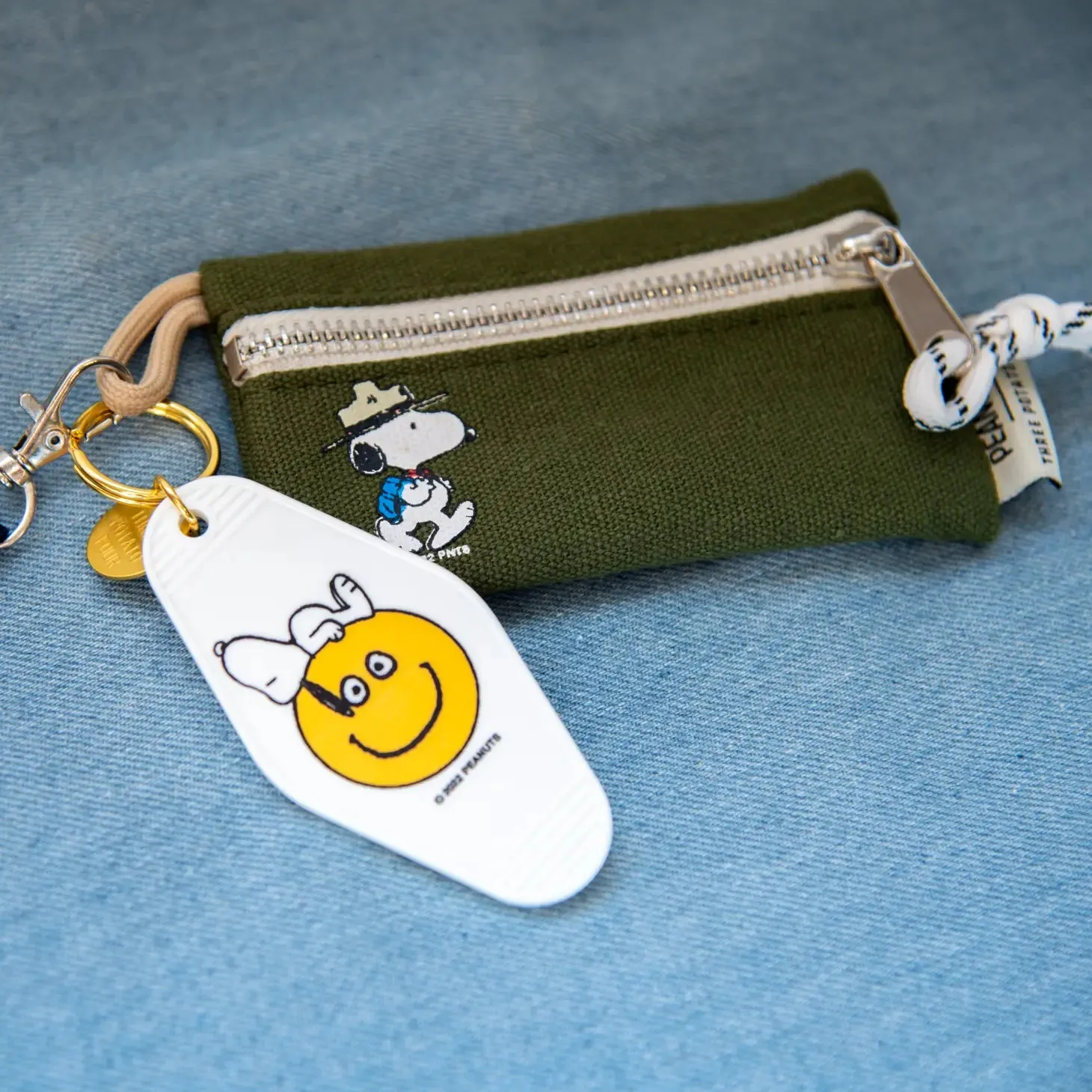 Peanuts - Snoopy Smiley Key Tag