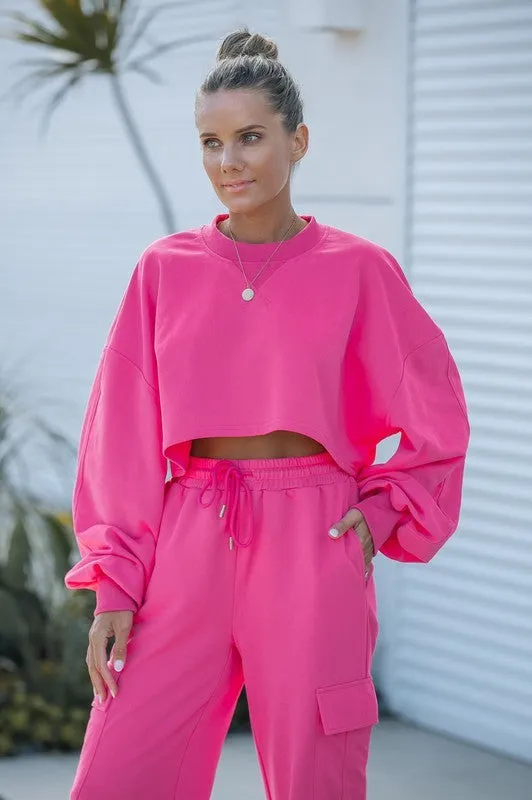 Pinkalicious Sweatshirt Set Fuchsia