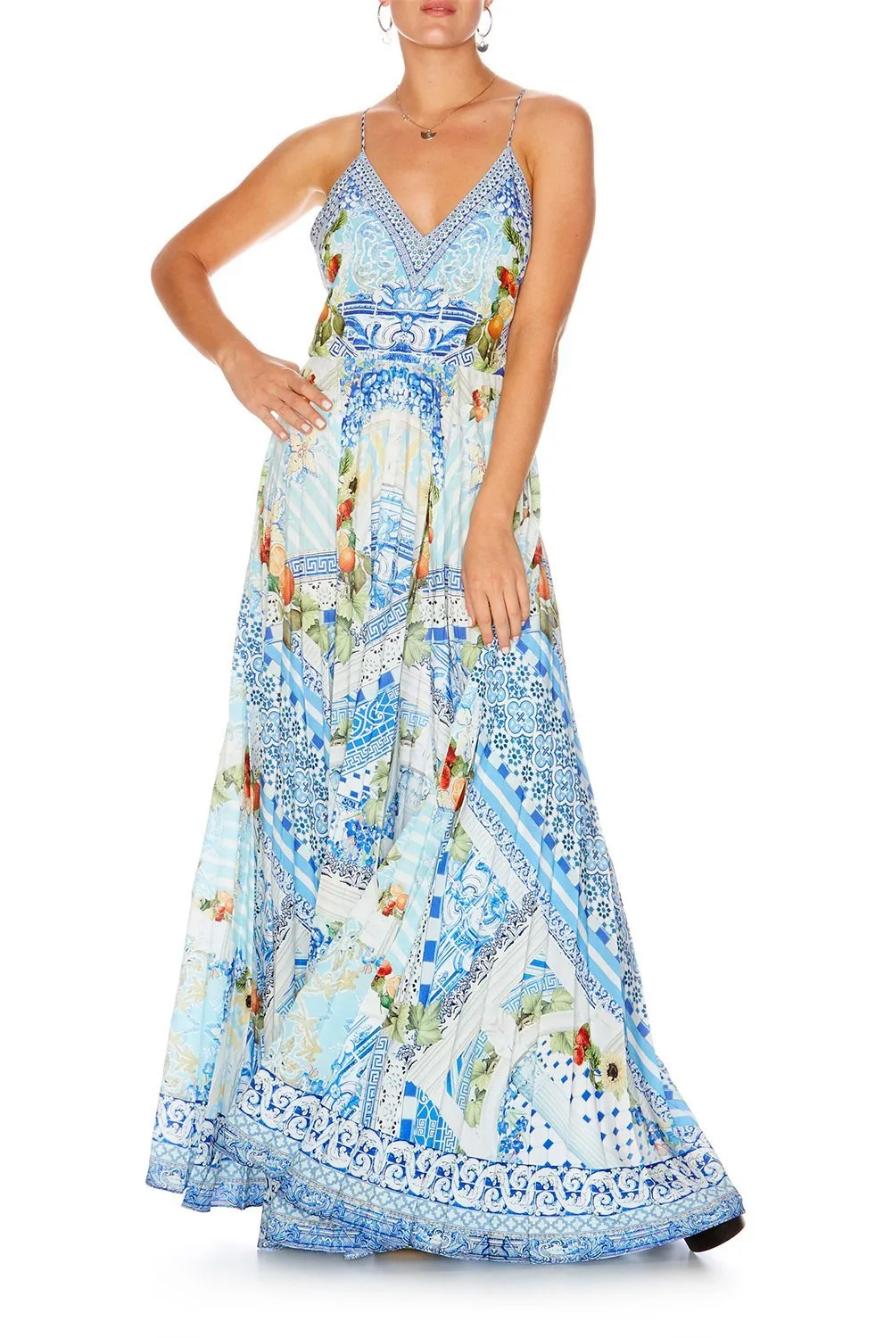 PLEATED SLIP DRESS A NIGHT TO REMEMBER