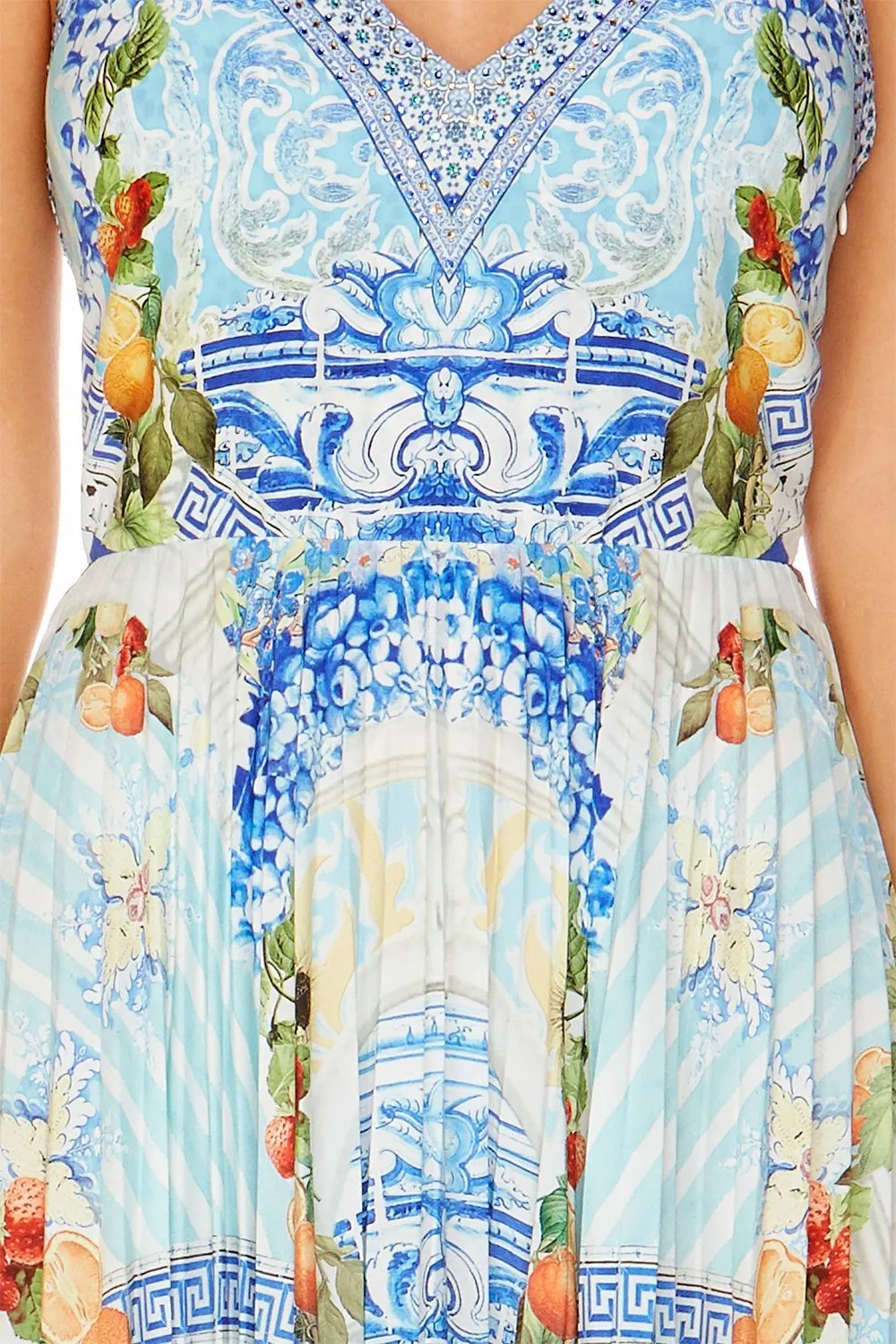 PLEATED SLIP DRESS A NIGHT TO REMEMBER