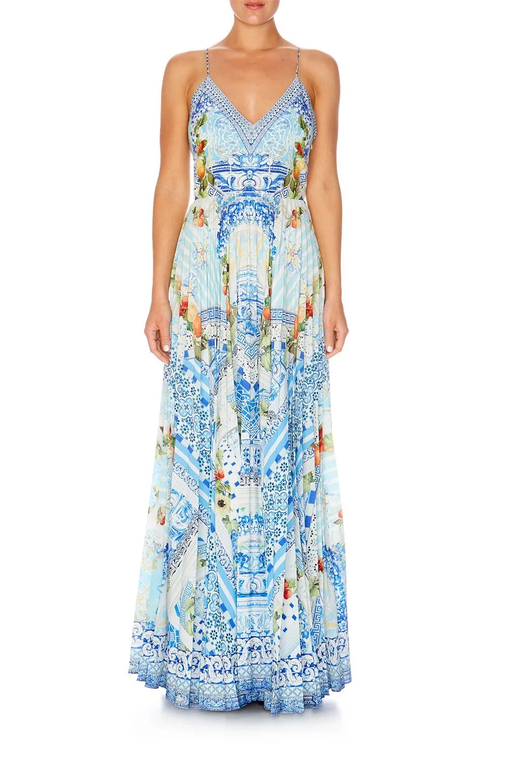 PLEATED SLIP DRESS A NIGHT TO REMEMBER