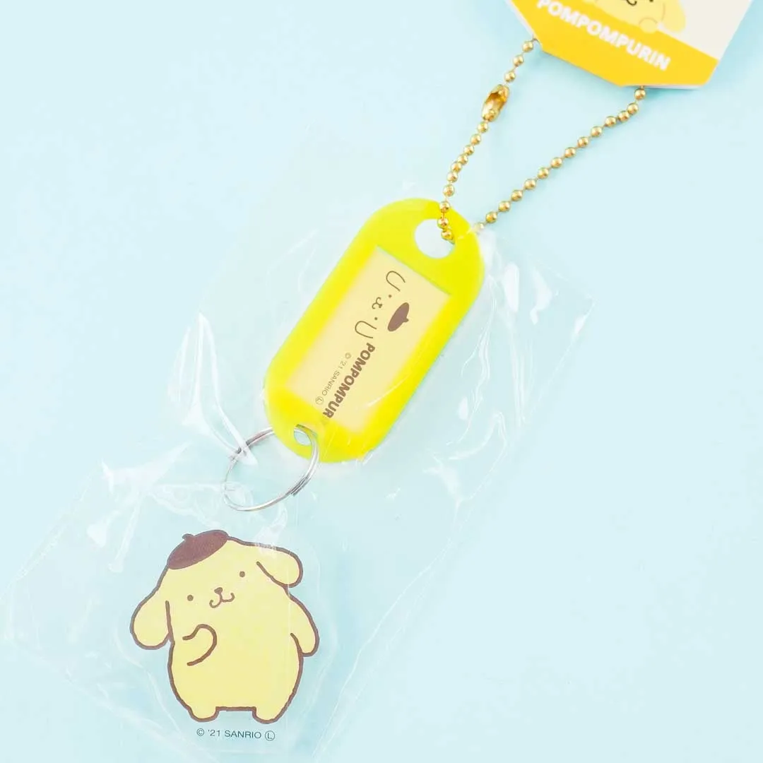 Pompompurin Name Tag Key Holder