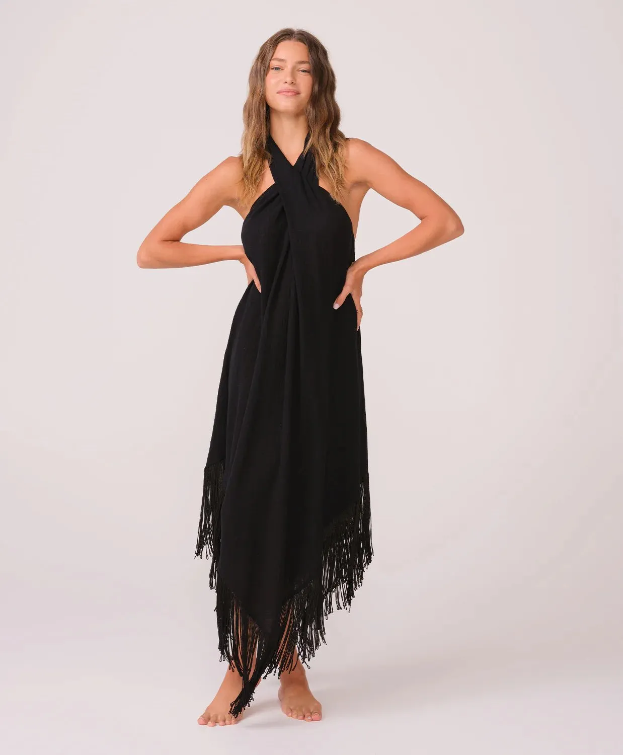PQ Swim Midnight Kate Fringe Dress
