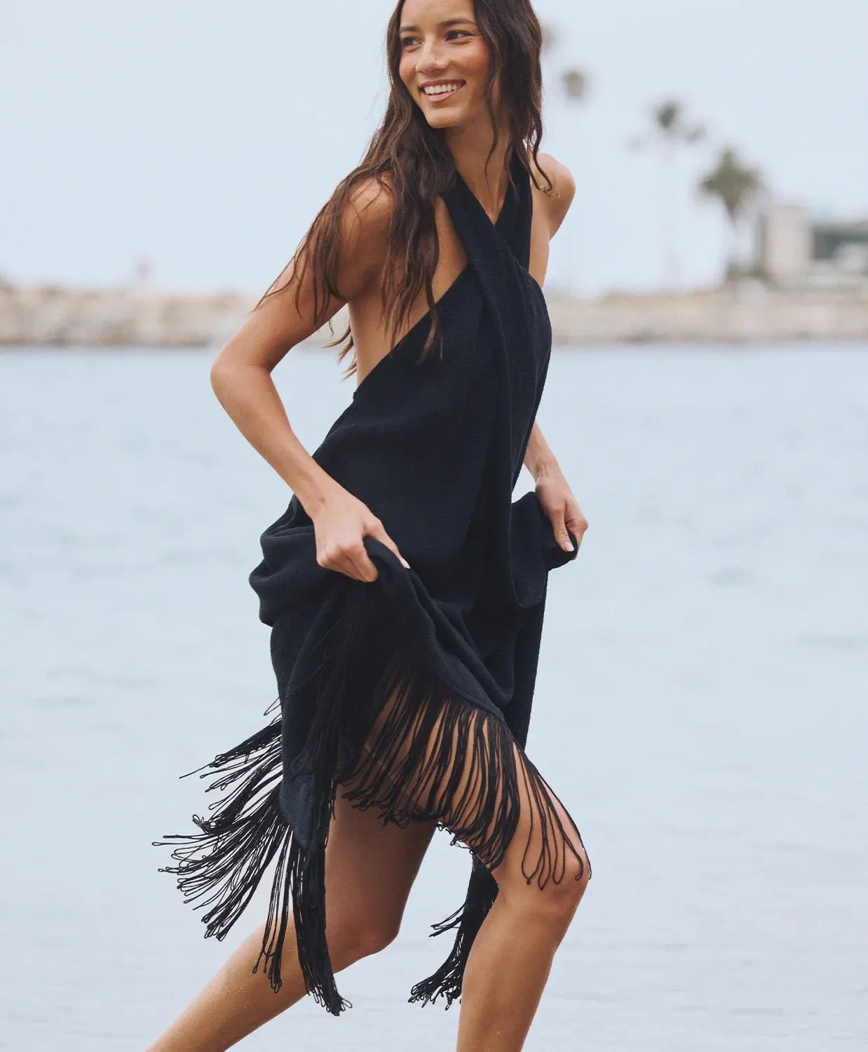 PQ Swim Midnight Kate Fringe Dress