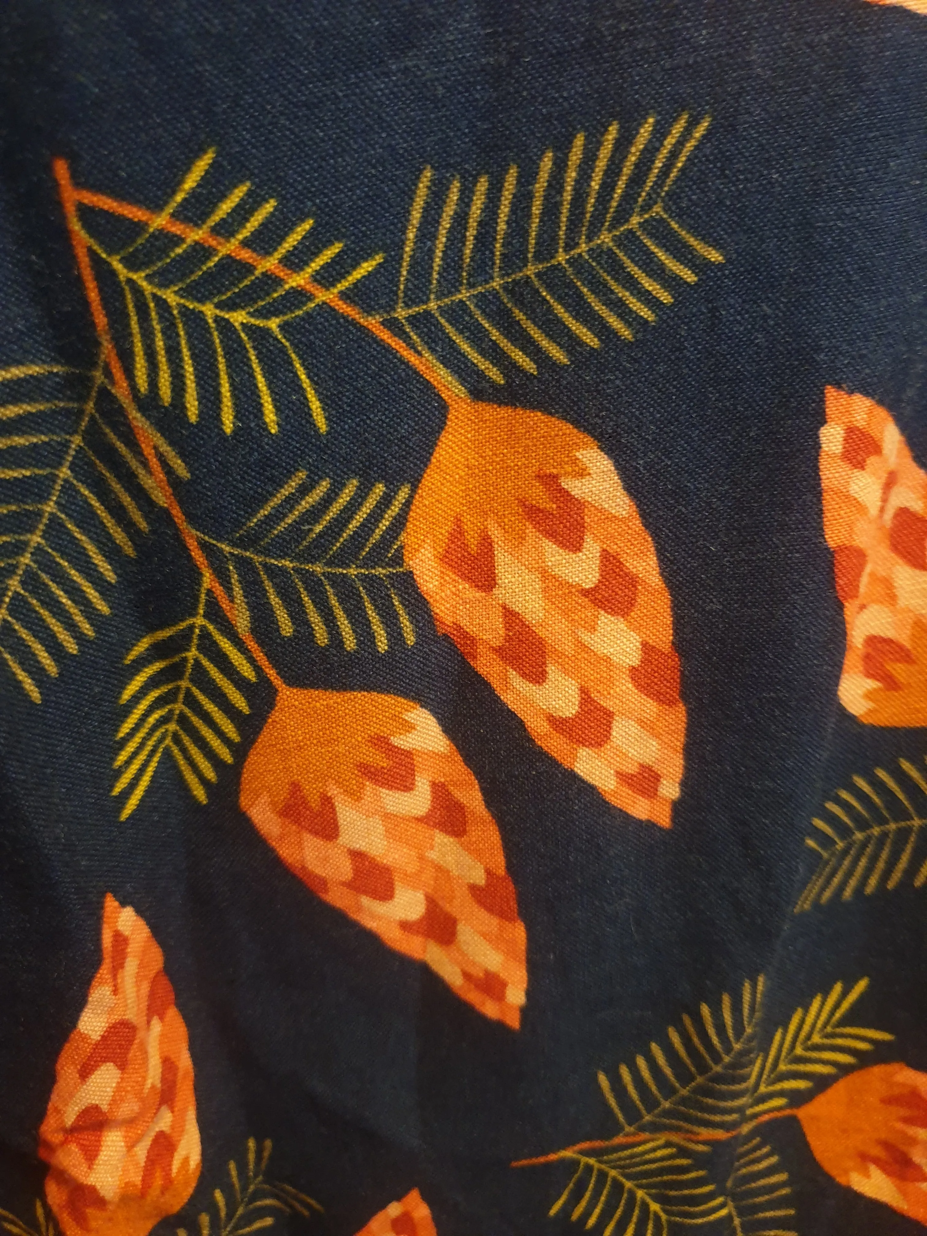 Princess Highway navy pine cone print dress size 16