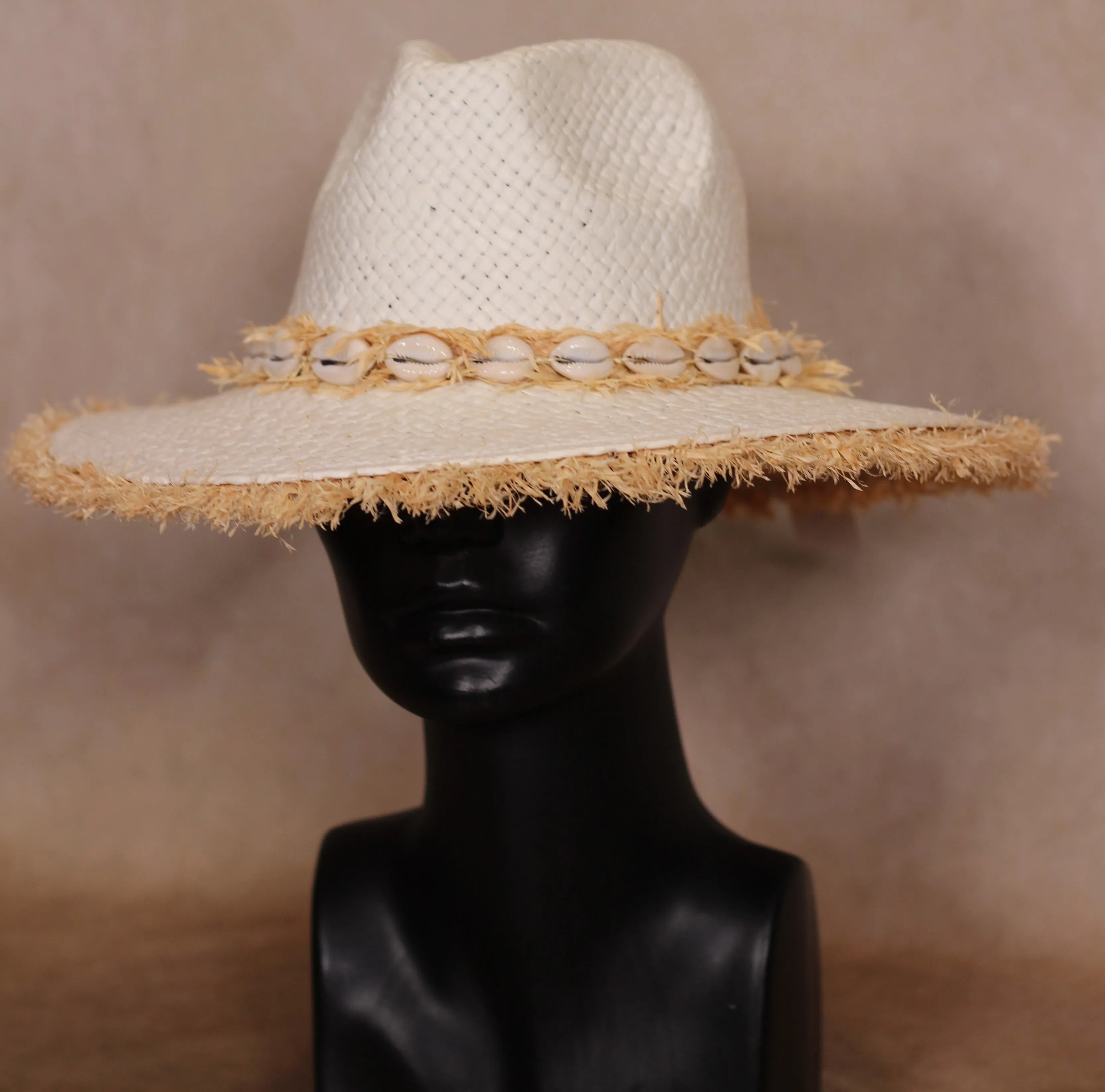Shell Summer Straw Hat